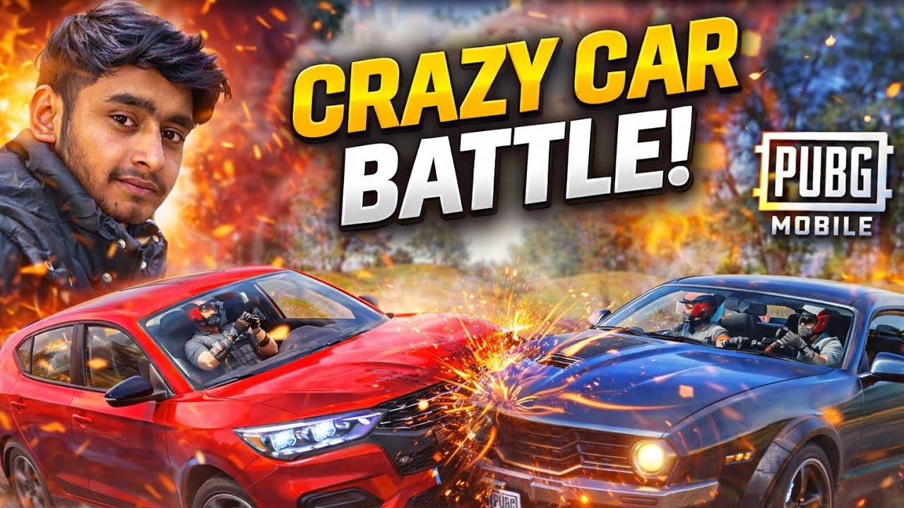 🔥 CRAZY CAR BATTLE IN PUBG MOBILE! 🚗 #PUBGMOBILE #CarBattle #Gaming #CrazyRace #PakGamer #PUBGAction