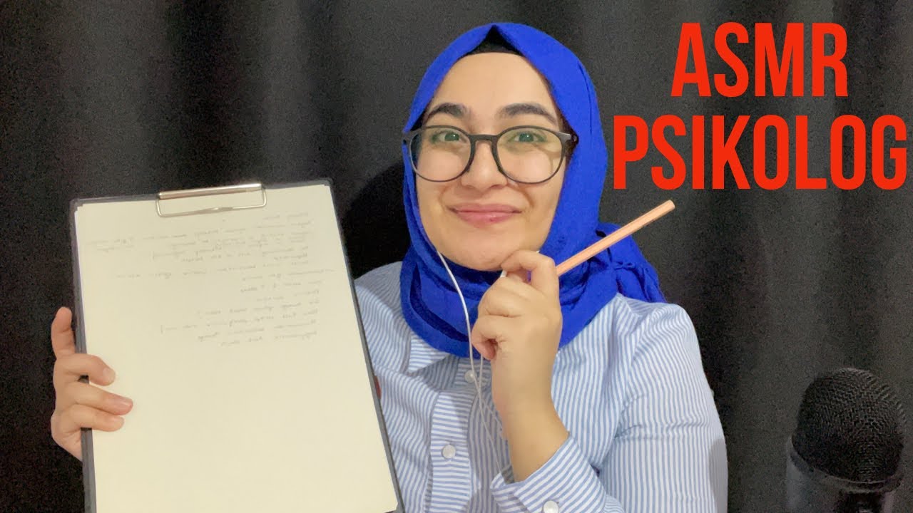 ASMR Psikolog Roleplay | ASMR Türkçe Roleplay | Türkçe ASMR