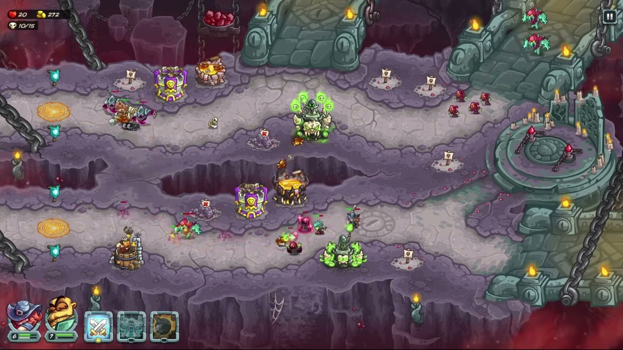 Kingdom Rush 5: Alliance [Ветеран] → 9.Зловещий Перекресток 10.Храмовый Двор