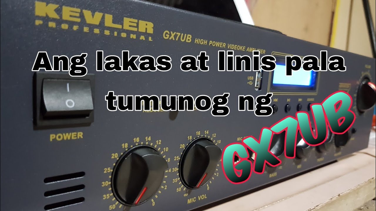 Kevler GX7UB unboxing, review, soundcheck