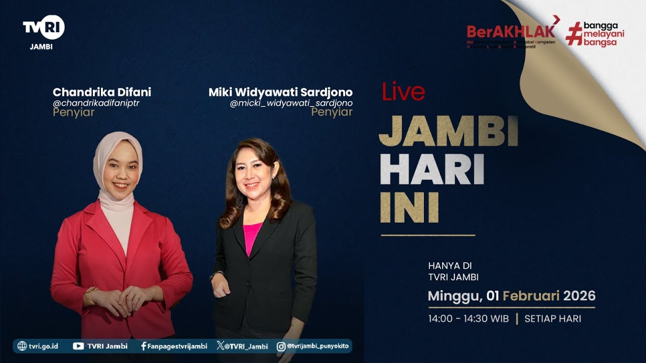 JAMBI HARI INI | Edisi 1 Februari 2026#jhi#News#WorldCup2026DiTVRI#TVRIJambi#MediaPemersatuBangsa