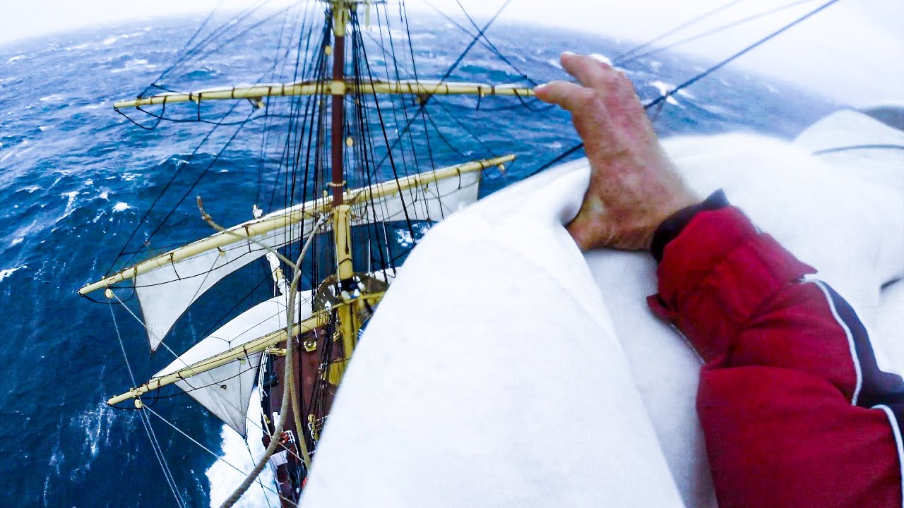 Sailing the Irish Sea. - STORM - 50 knots wind