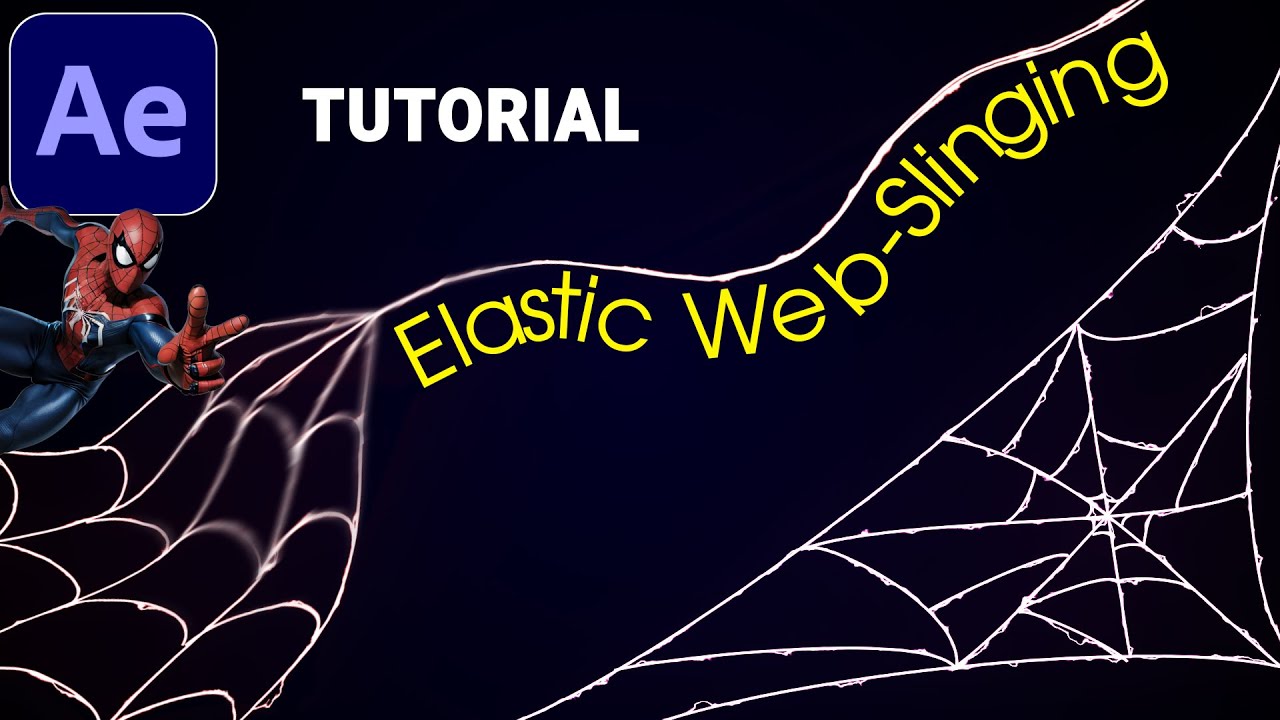 After Effects Tutorial: Make a Realistic, Elastic Spider Web - 360
