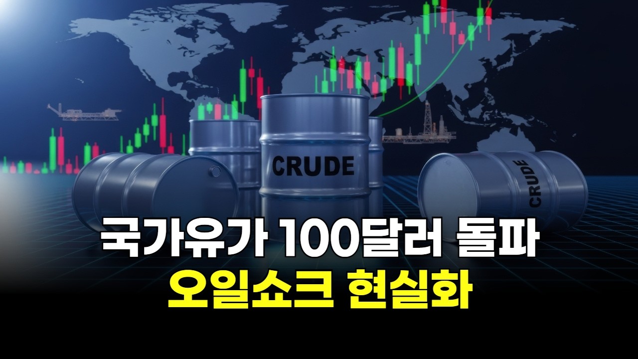 국가유가 100달러 돌파! 오일쇼크 현실화
