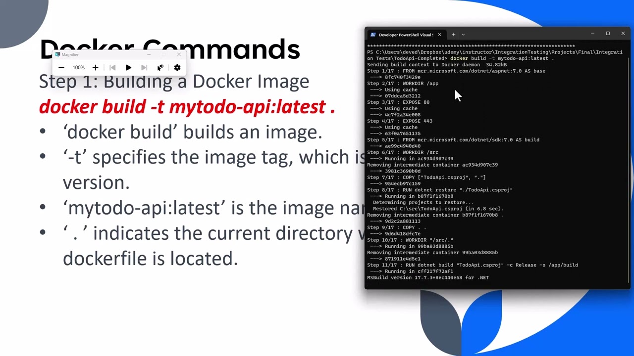 How to Containerize ASP.NET Web Api with Docker from Scratch ?