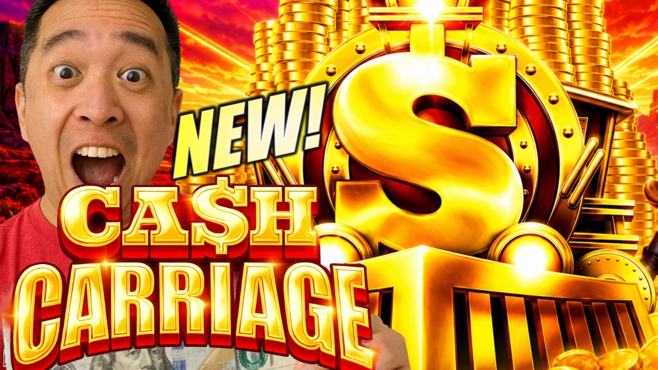 NEW TRAIN GAME!! 🚂 BETTER THAN THAT OTHER TRAIN GAME!?! 😆 CASH CARRIAGE Slot Machine (AGS)