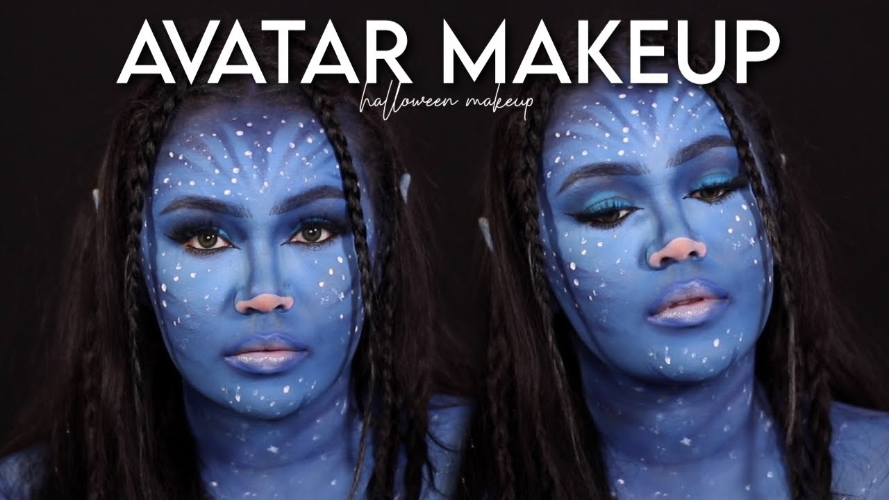 AVATAR MAKEUP LOOK!! | HALLOWEEN MAKEUP! | jazminekiah