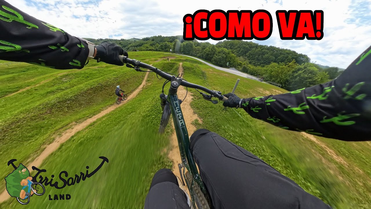SIGUIENDO a LOS CHAVALES por la PISTA MULTICOLOR 🟢🔵🔴⚫ | IRRISARRI LAND BIKEPARK |FaskVisuals
