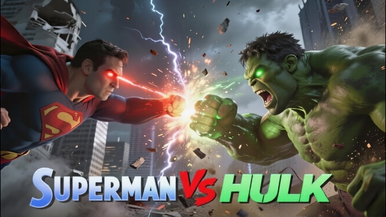 Superman vs Hulk: The Movie 💥 | Cinematic Short Film