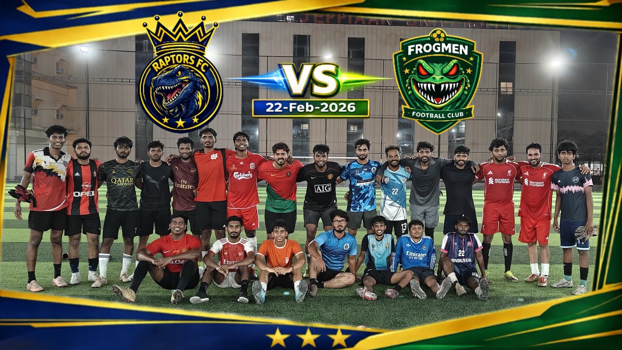Raptors FC vs Frogmen FC - 22-Feb-2026 - Game 3