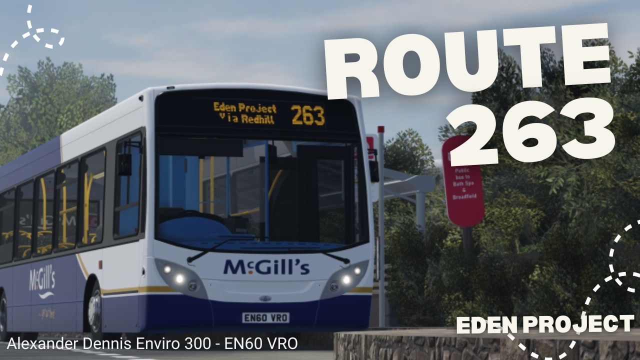 Driving Route 263 🚍 | Enviro 300 | Bathwick Roblox #bussimulator #bus #roblox #robloxsimulator