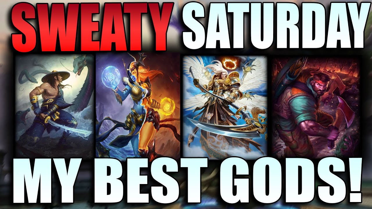 TRYHARDING ON MY ABSOLUTE BEST CHARACTERS IN SMITE! - Smite Sweaty Saturdays