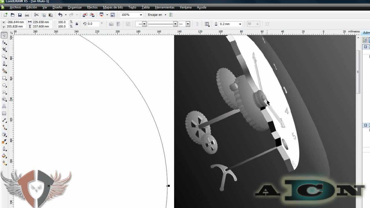 CorelDRAW, Vectorización profesional DISEÑO INDUSTRIAL PARTE 1/2 @ADNDC @adanjp