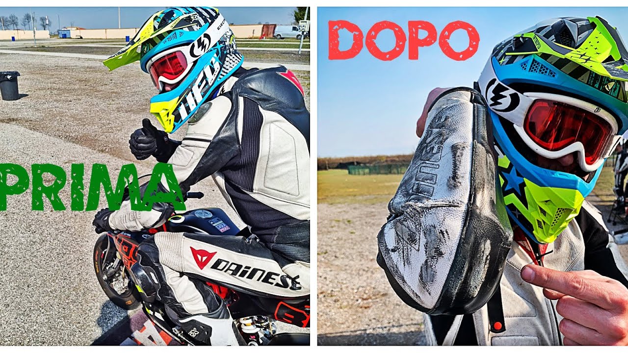 Provo una Ovhale 190! Gomito a terra? Crash or Save? #minigp #dainese #daytona