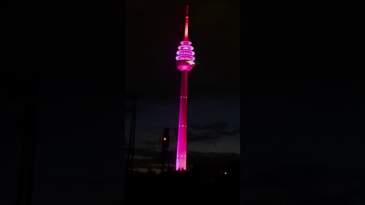 Fernmeldeturm Nürnberg Lightshow 11.07.2020
