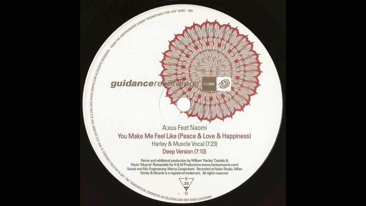 Axus Feat. Naomi ‎– You Make Me Feel Like (Peace & Love & Happiness) (Deep Version)
