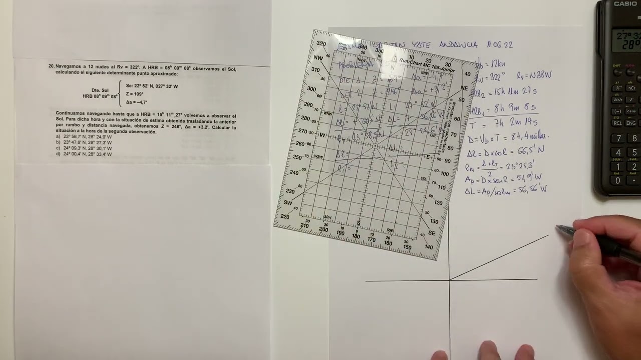 EXAMEN CAPITAN YATE ANDALUCIA 110622 PROB20: RECTAS DE ALTURA NO SIMULTANEAS