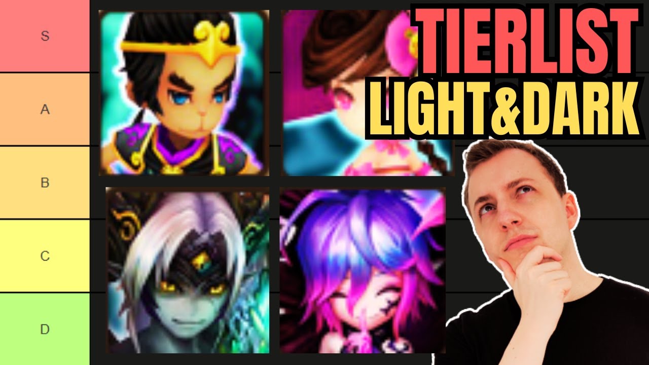 TIERLIST NAT5 LIGHT & DARK MISE &Agrave; JOUR ! | Summoners war