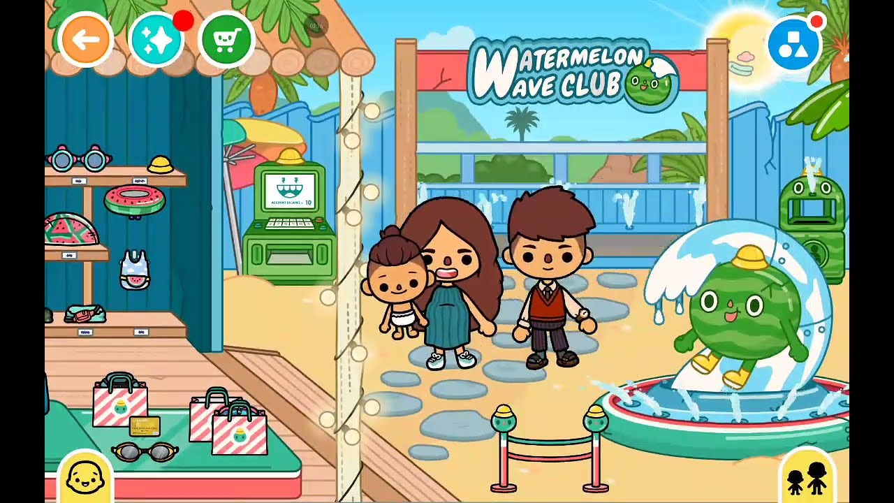 The Family that go to the Waterpark
