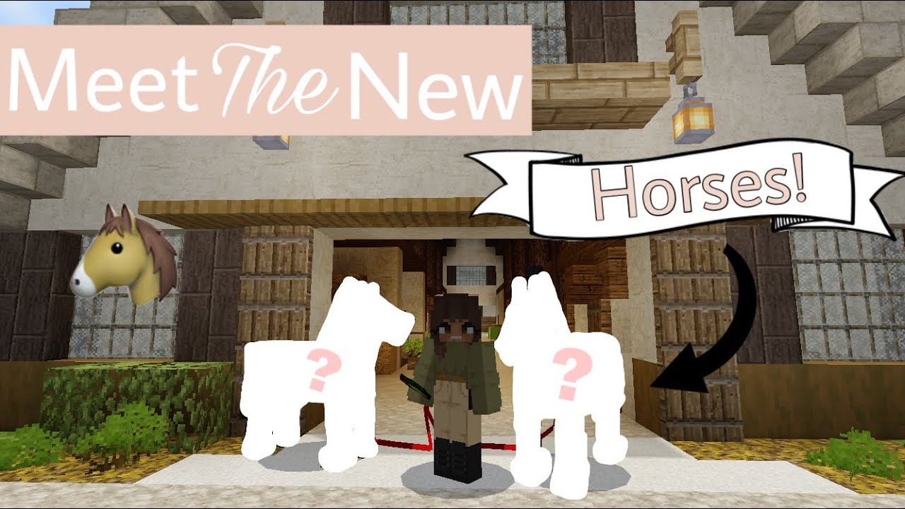 Meet The New Horses! | Minecraft | DibbleCraft