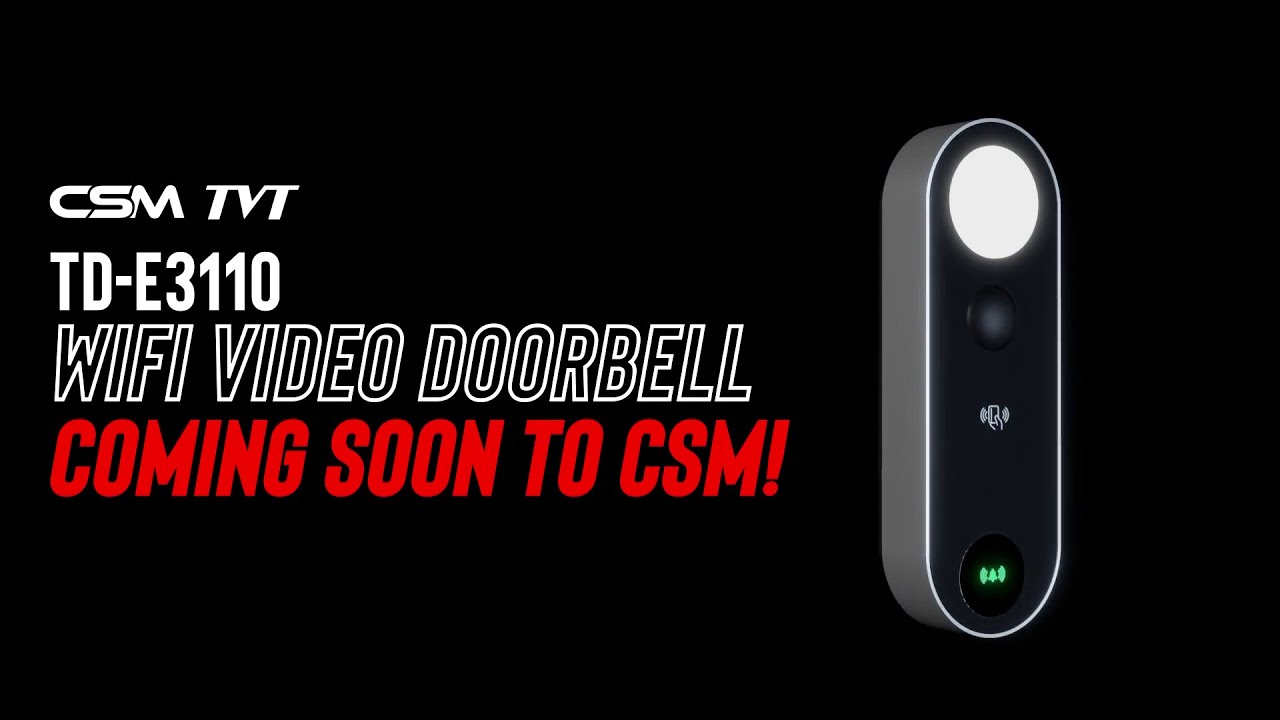 TD-E3110 TVT WIFI VIDEO DOORBELL
