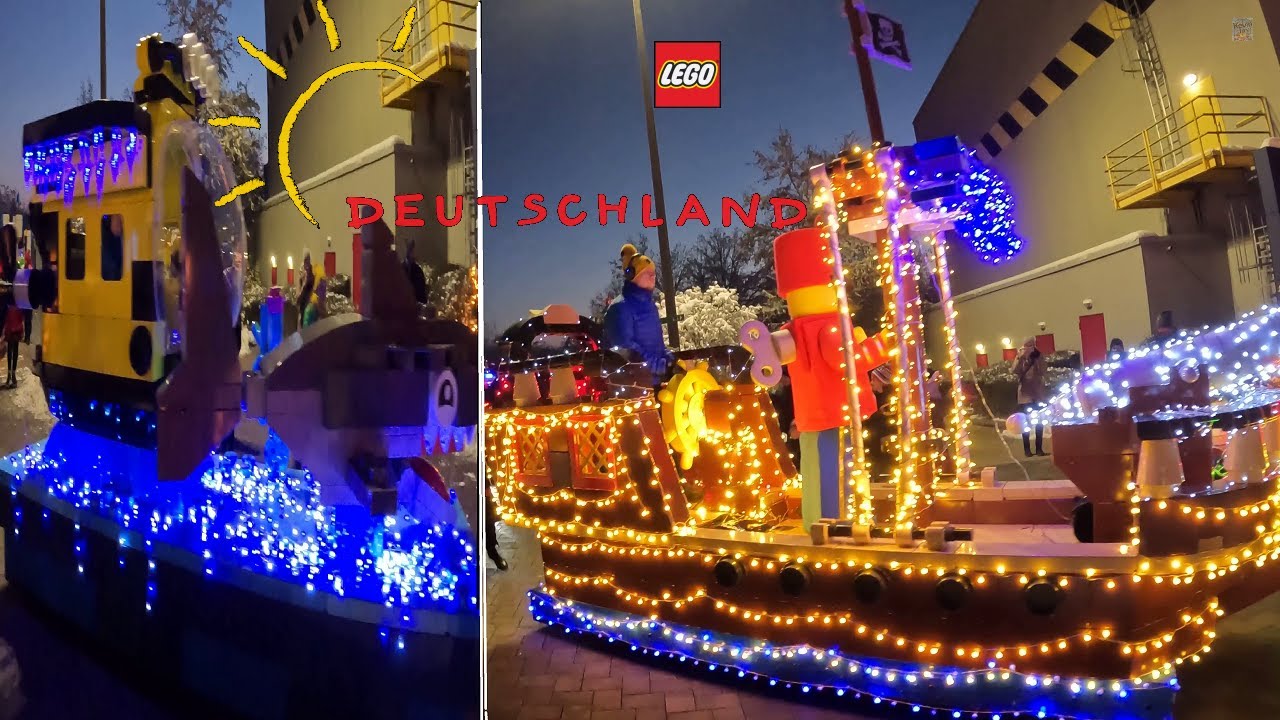 Lego Winter Wonder Land [Legoland Deutschland] Parade bei Schnee 2023