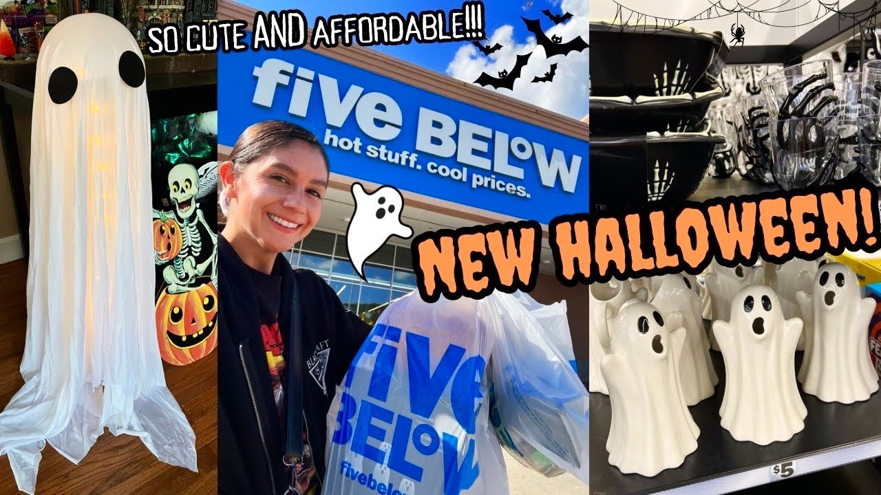 NEW HALLOWEEN!🎃 FIVE BELOW Cute & Affordable Spooky Finds!👻 + More Marshalls Decor & Johanna Parker!