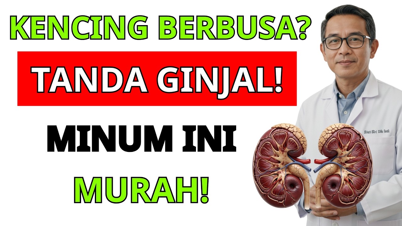 Urine Berbusa Terus?❗Tanda Ginjal Rusak 70% TANPA Nyeri! 2 Bahan Dapur Ini Bisa Bantu Detoks