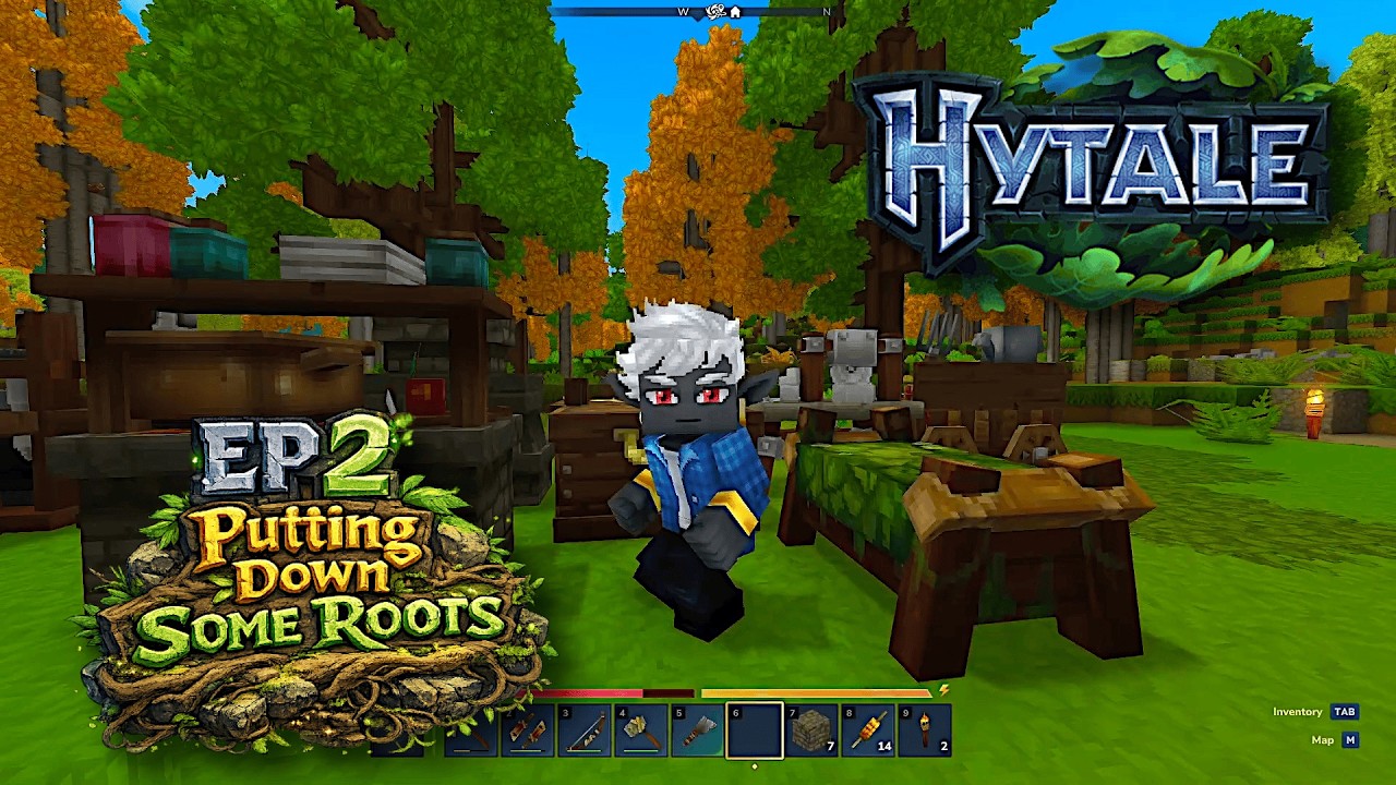 Hytale Ep2 Putting Down Some Roots