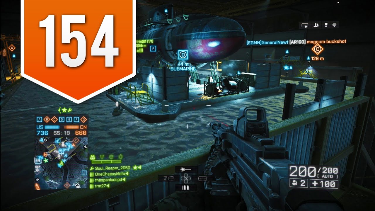 BATTLEFIELD 4 (PS4) - Путь к званию полковника - Онлайн-геймплей в многопользовательском режиме #...