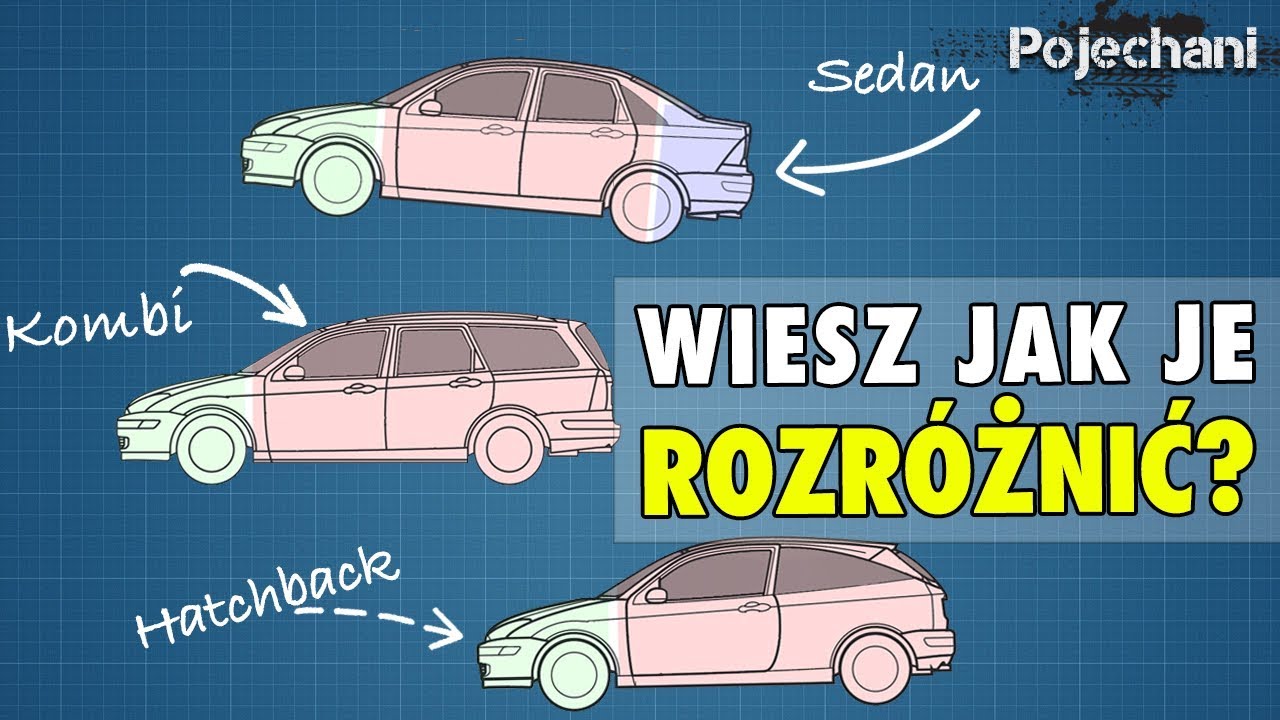 Najpopularniejsze typy nadwozi - jak je rozpoznać? | Pojechani #118