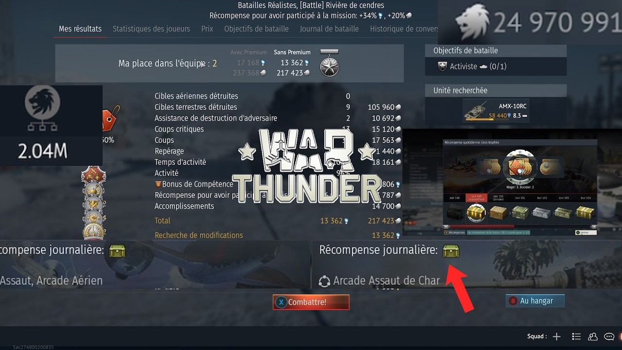 Comment être riche sur War Thunder sans dépenser un centime !
