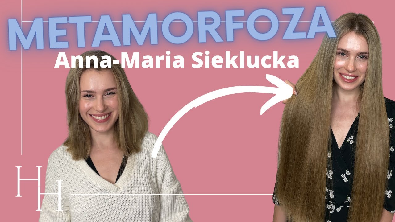 Metamorfoza ANNA-MARIA SIEKLUCKA na premierę 365 DNI: TEN DZIEŃ - Hollywood Hair Vlog