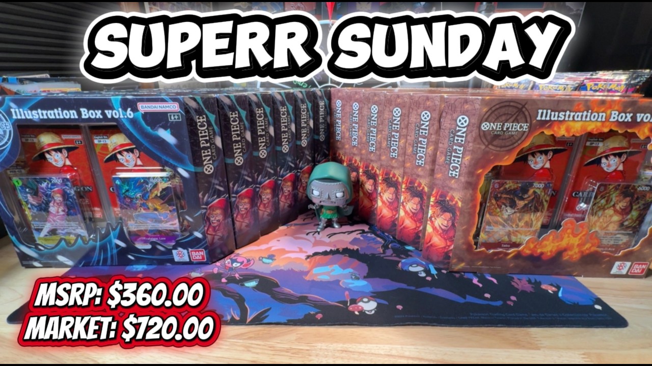 *500 Subscriber Giveaway* 🔥 Opening 12 Illustration Vol.5 & 6 boxes (24 packs of OP13 & PRB02!)