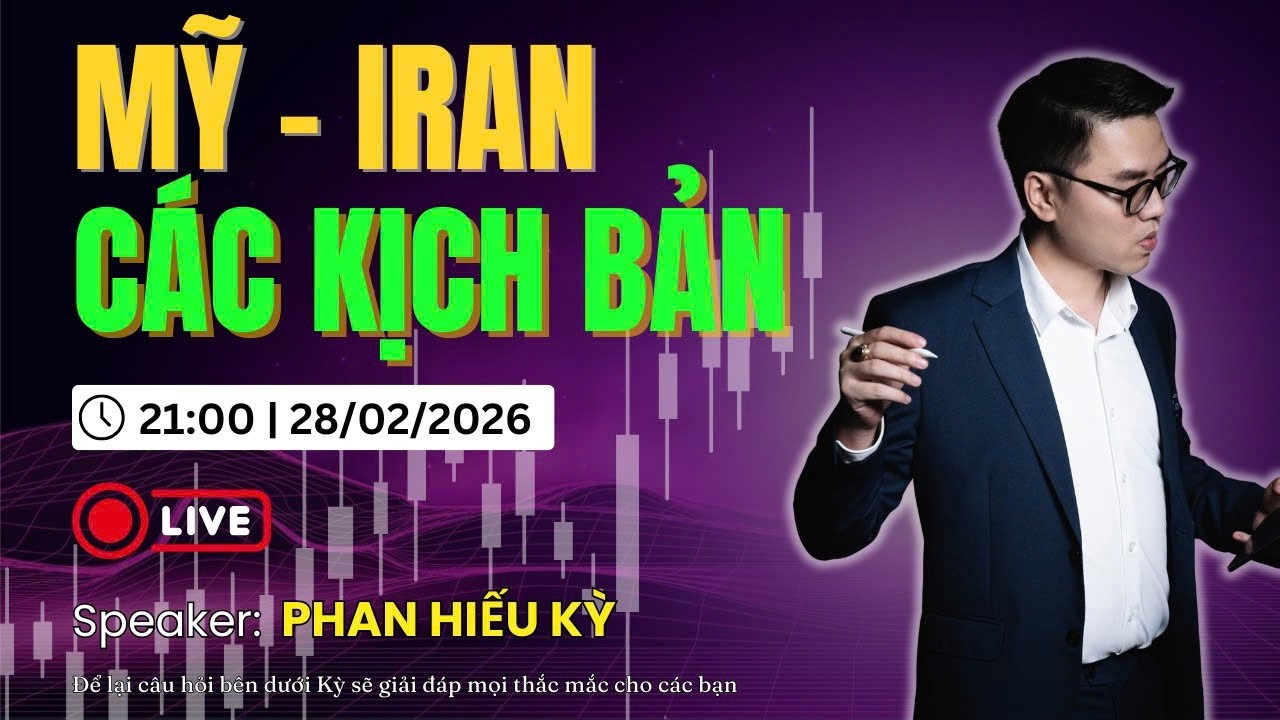 Buổi Live (28/2/2026): Mỹ - IRAN và các kịch bản