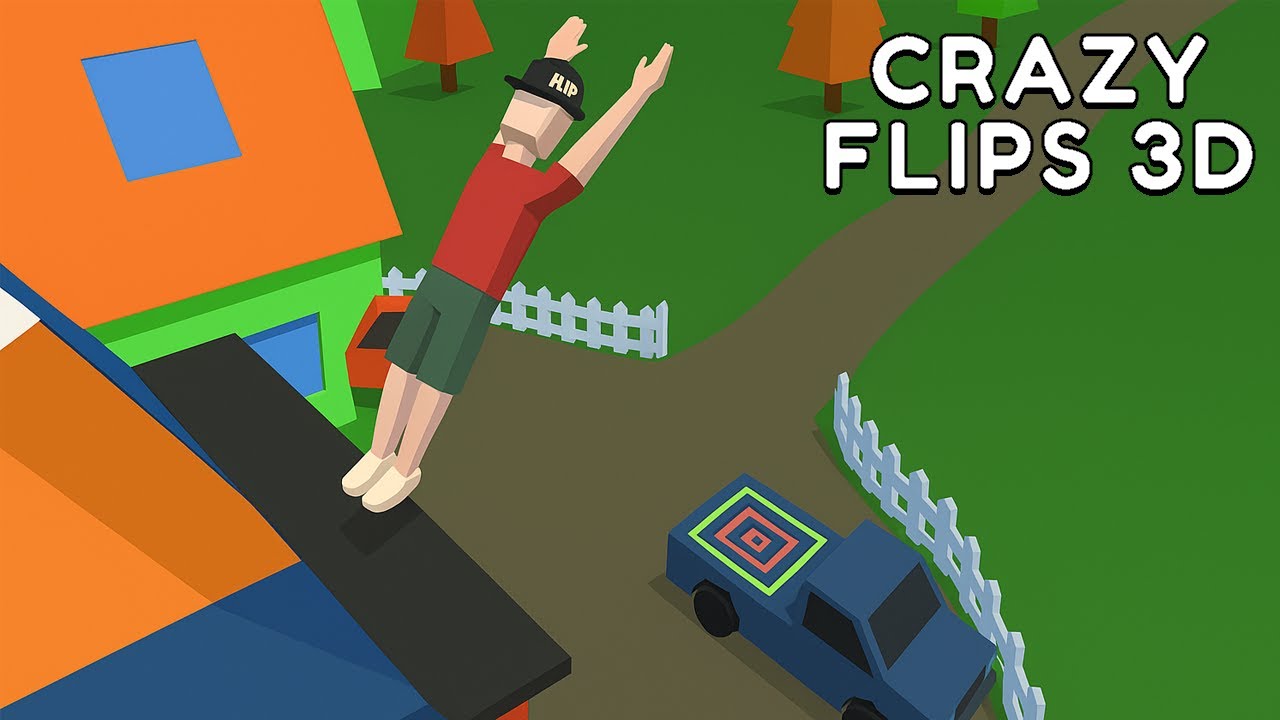 Геймплей Crazy Flips 3D – играйте онлайн бесплатно на Rocket Games #игры #геймплей #flips