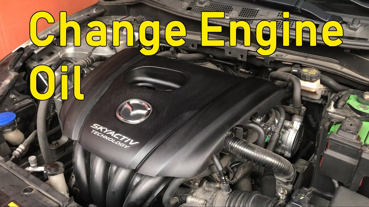 How to Change your Engine Oil - Mazda 2 / Demio ( DJ ) Skyactiv, Scion iA, Toyota Yaris R