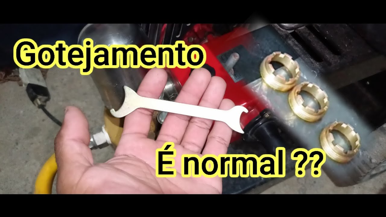 Lavadora com gotejamento é normal??