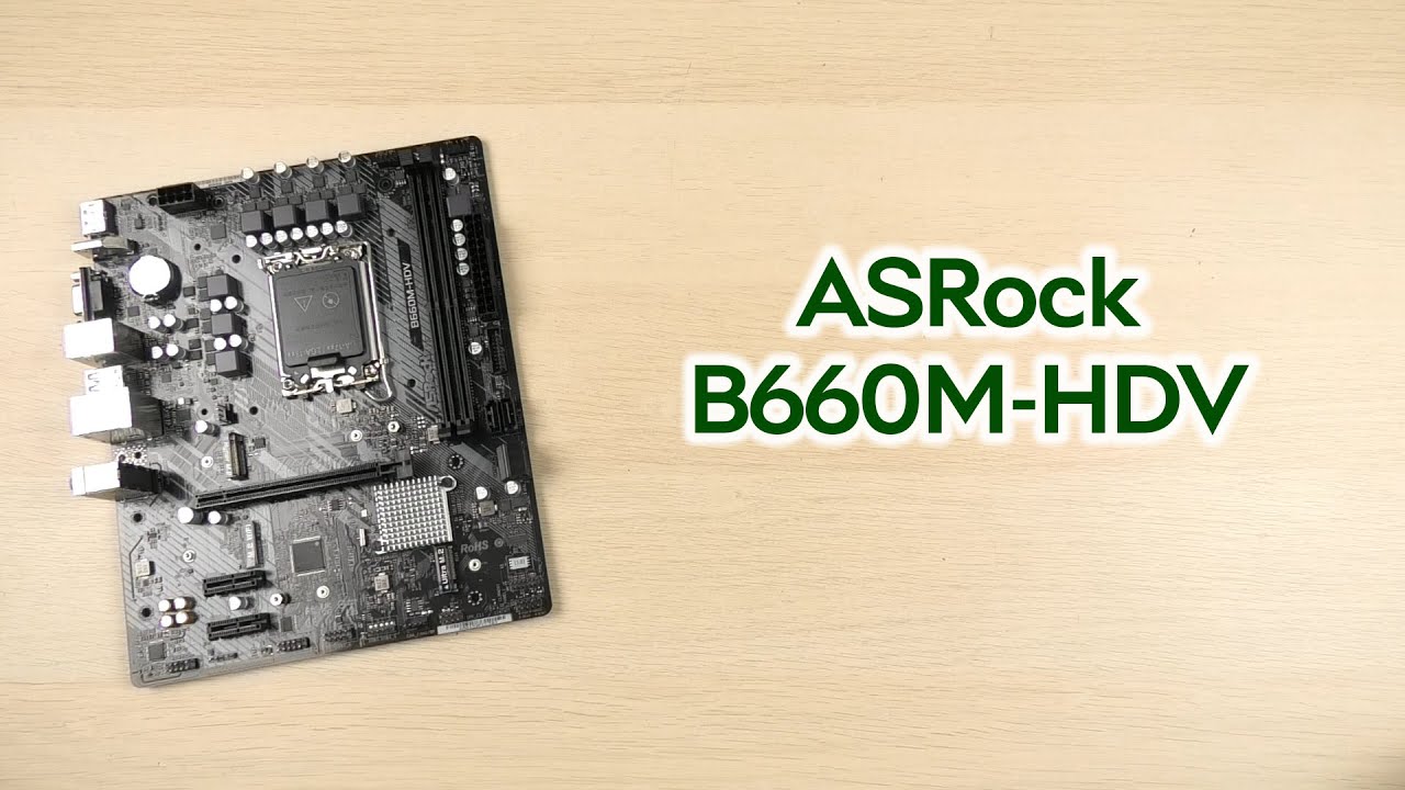 Розпаковка ASRock B660M-HDV