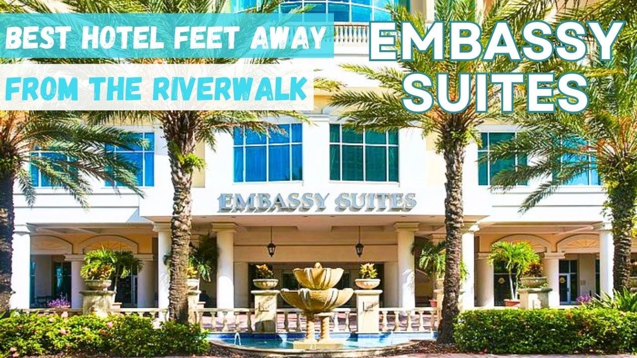 Экскурсия по отелю Embassy Suites в центре Тампы, рядом с конференц-центром и набережной Тампы