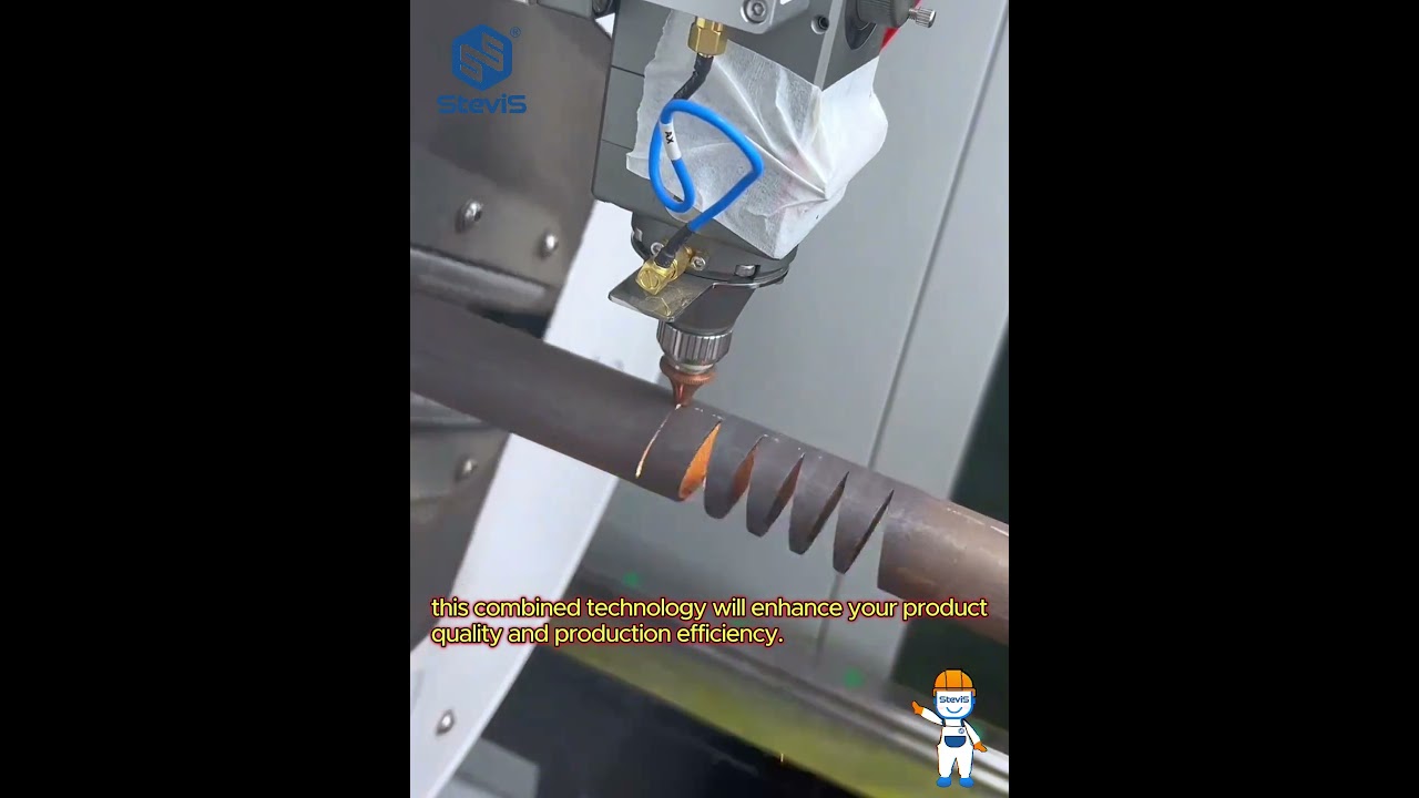 Easily complete the precise cutting and bending of tubes! #machine#factory #automatedproduction