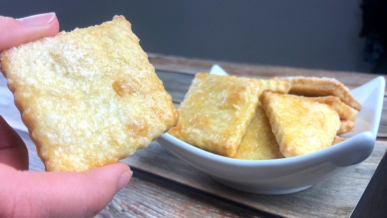 Mix the dough in 1 minutes, after 10 minute baking the homemade biscuits is ready