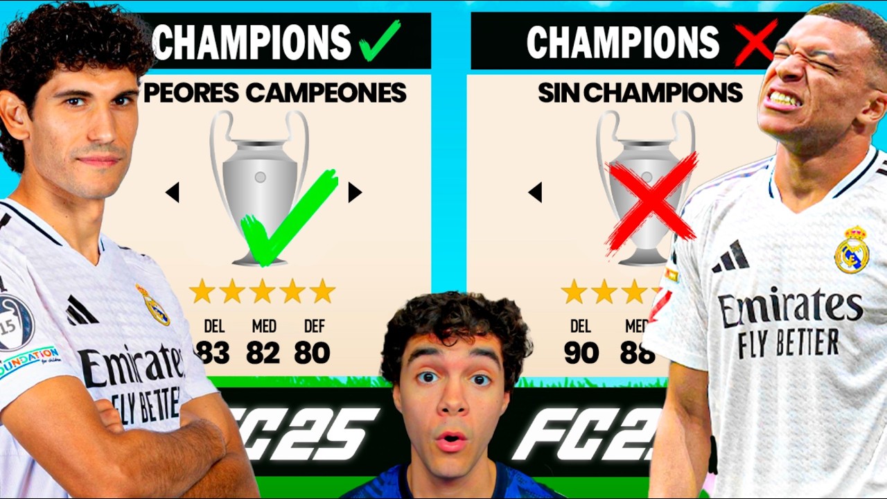 ¡PEORES CAMPEONES DE CHAMPIONS vs JUGADORES SIN CHAMPIONS!