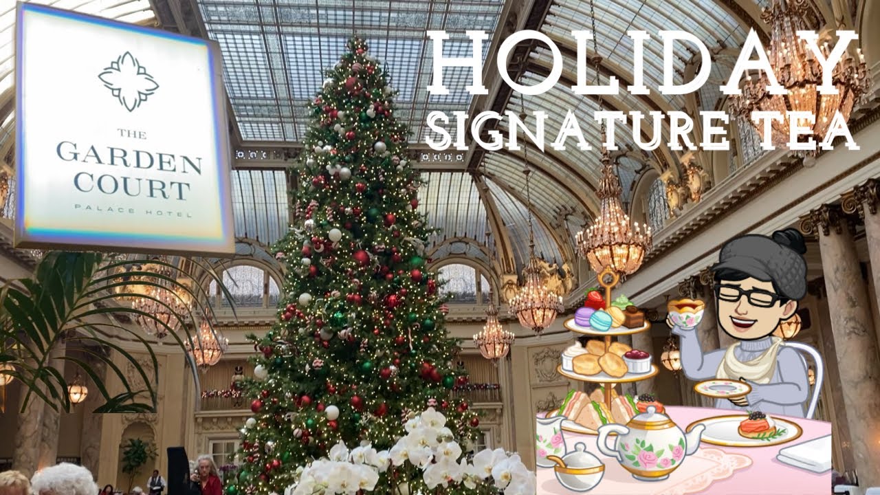 Holiday Signature Tea - The Garden Court - Palace Hotel - San Francisco 12/1/23