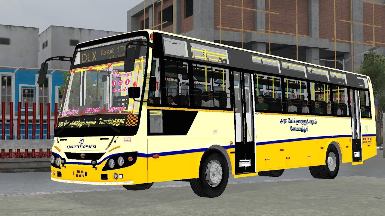 New TNSTC BS6 Mg built Bus Mod for bussid #newbussidmod #bussidnewmods #tnstc#trending