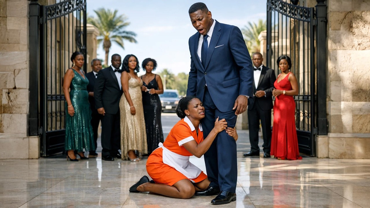 Poor Maid Begs A Billionaire Not To Go Out… What He Discovers Next Will Shock You