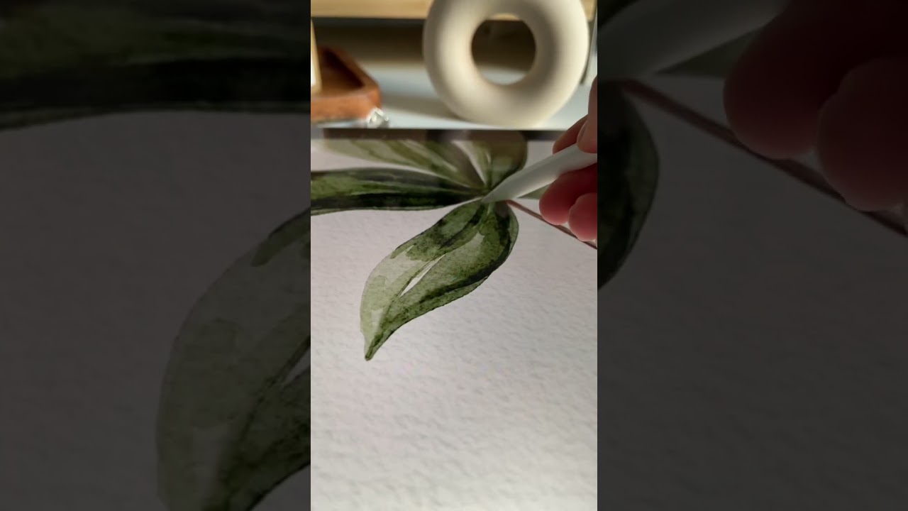 Realistic watercolor brushes for iPad