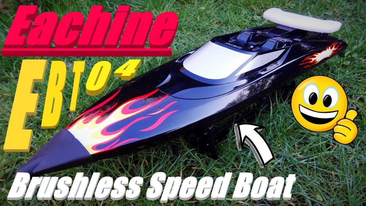 Super Fast  & Crazy Cheap Brushless Speedboat Eachine EBT04 .