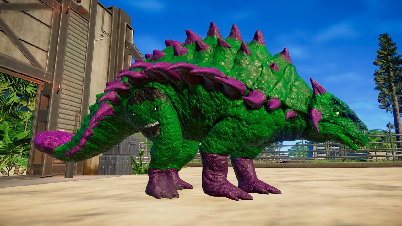 NOVO! Anquilossauro do Hulk VS Triceratops do Ben 10 | Jurassic World Evolution 🌎 Jogo de Dinossauro