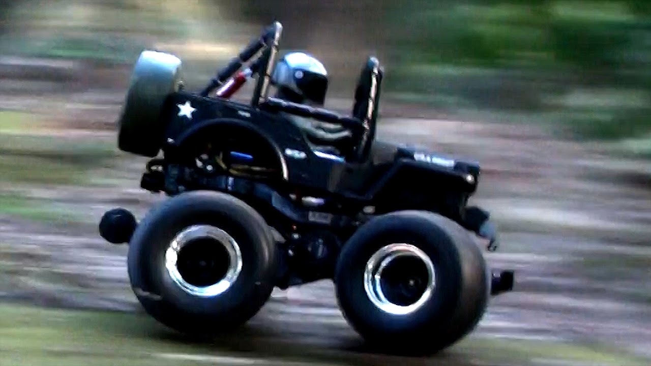 TAMIYA WILD WILLY 2 RUNNING ABOUT IN THE FOREST